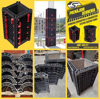 Debnenie hranatých/kruhovych stlpov - 4