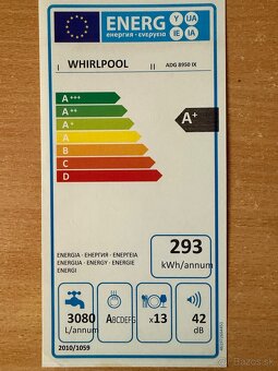 Predam Umývačku riadu Whirlpool 60cm - 4