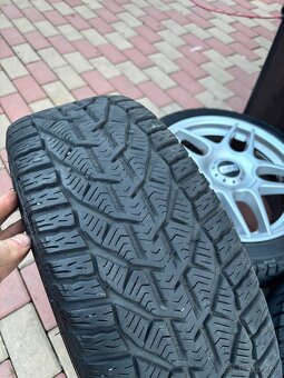 Hlinikove disky BBS 4x100 r17 + pneu - 4
