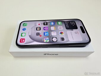 APPLE IPHONE 15 128GB BLACK,ZDRAVIE BATERKY 92% - 4