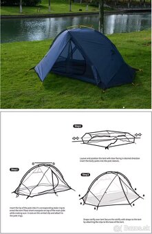 Predám nový ultralight stan Naturehike pre 1 osobu - 4