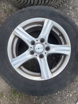 5x112 r15 elektróny Volkswagen + zimne 195/65r15 Continental - 4