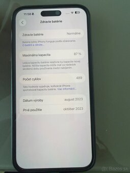 iPhone 15 pro max 256gb čierny - 4