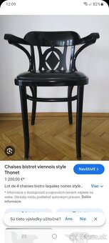 Thonet stoličky 2kusy 350eur, Thonet klavírna stolička 350eu - 4