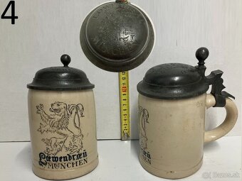 Staré pivové krígle slovenské české nemecké - 4