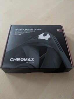 Predám PC ventilátor Noctua NF-A12x15 Chromax Black - 4