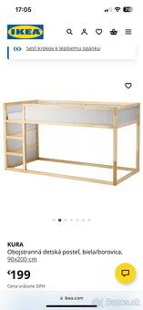 Ikea Kura poschodova postel - 4