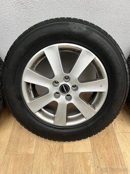 Hliníkové disky R17 5x108 zimné gumy - 4