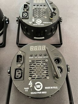 Light4Me Quad 8x10W MKII RGBW LED PAR, Svetlo- 4ks - 4
