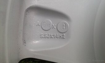 Hlíníkové disky-elektróny R14 Škoda Fabia,Vw Polo,Ibiza,... - 4