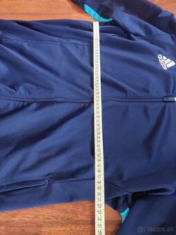 Adidas tréninková mikina / bunda na zip (vel. XL) – výborný - 4