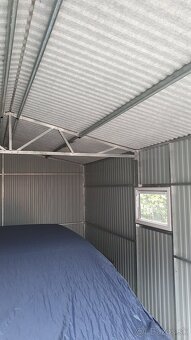 Plechová garáž 5,5x3,5 - 4