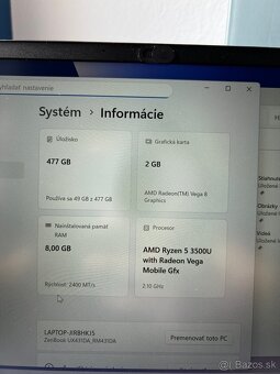 ASUS ZenBook RM413DA Ryzen 5 / 8GB / 512GB SSD - 4