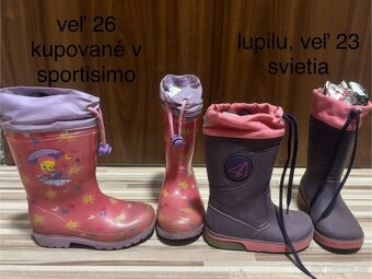 topánky pre dievča-mix veľkosti - 4
