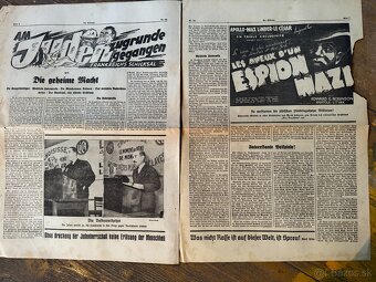 Artefakt 2. sv. vojny - noviny Der Stürmer 12/1940 č.50 - 4