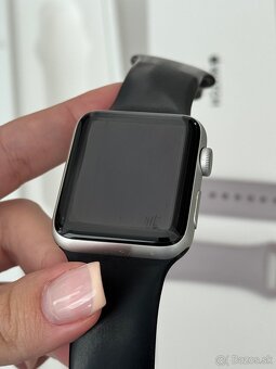 Apple watch 3, 42mm + krabica, náhradný remienok - 4
