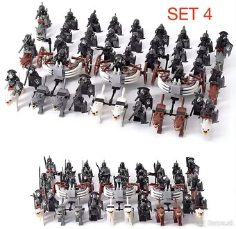 Figúrky pán prsteňov 5 (5ks) typ lego, nové - 4