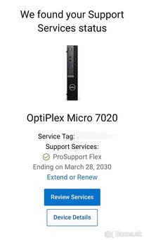 Predám Mini pc Dell Optiplex 7020 MFF -i5, 5r záruka - 4