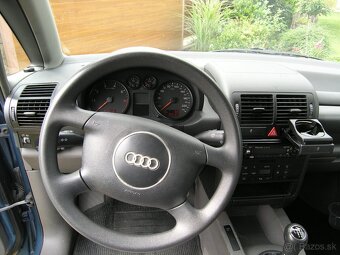Audi A2 1.4 55 kW benzín - modrá metalíza - Nová cena  - 4
