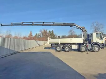 IVECO TRAKKER Sklápač + HDS + PILOT 8x4 TOP STAV - 4