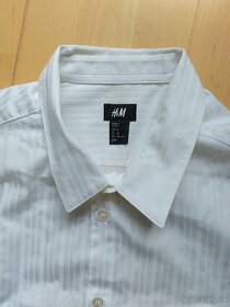 Biela pánska košeľa H&M vel. XL - 4
