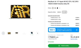MacBook Air 15" Apple M3, 16GB RAM, 512 disk - 4