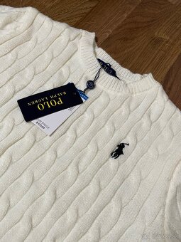 Polo Ralph Lauren sveter biely - 4
