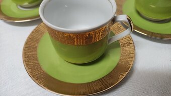 Sada šálok, kávová súprava Bohemia Czechoslovakia - 4