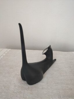 Royal dux čierna mačka brusel porcelánová soška

 - 4