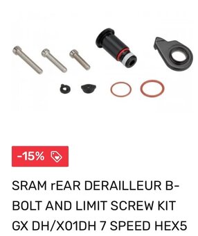 Sram GX prehadzovačka s radením a ložiskom X01 - 4