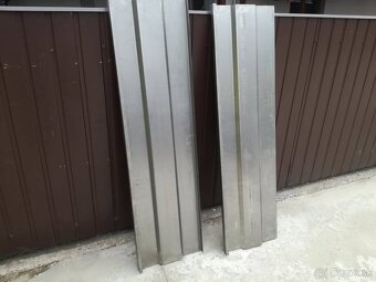 Bočnice na vlečku, trapézové plechy - 4