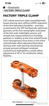 Ktm exc factory okuliare/ triple clamps set - 4