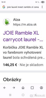 JOIE RAMBLE XL vanicka do kocika - 4