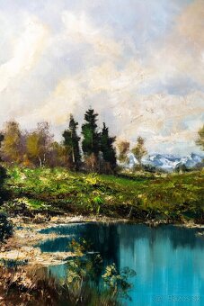 Krajinná expresia , H. Dürrnberger, olej , 1100 × 800 mm - 4