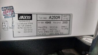 Klenotnícka váha AXIS A250R - mikrováha - 4