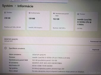 Notebook Dell Latitude 5410 i5-10310U/16GB RAM/B-kat/FHD/SSD - 4