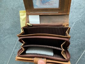 Wild dámska kožená peňaženka, kvalitne spracovaná. - 4