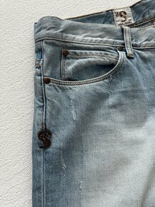 Pánske,kvalitné džínsy MET - Made in Italy - veľkosť 36/34 - 4
