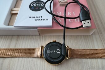 Predám smart hodinky, s kovovým aj PU remienkom 10,-€ - 4