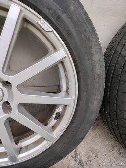 4ks alu disky orig. AEZ 5x112 R17 pneu 215/55 r17 - 4
