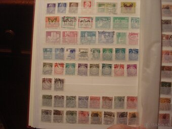 60 str. album A4 + 1300 rôznych známok Nemecko Európa Svet - 4