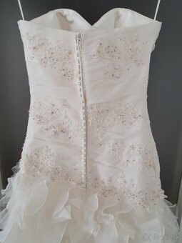 Svadobné šaty veľ 36-38 - 4