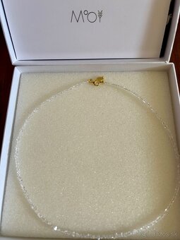 KRIŠTÁLOVÝ NÁHRDELNÍK zn.Mooyyy Diamond TASIA - 4