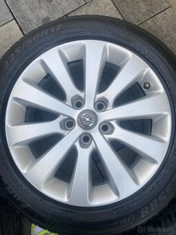Disky opel astra j r17 roztec diskov 5x115 - 4