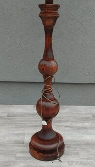 Lampa stojacia – rustikálna. - 4