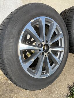 Zimné pneu na diskoch 225/55/R17 +TPMS snímače tlaku - 4