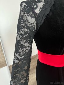 Čierne šaty veľkosť M a topánky - 4