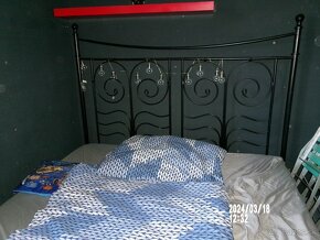 KOVOVÁ posteľ 160x200 cm - 4