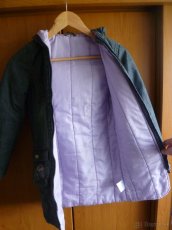 Zimná dievčenská rifľová bunda veľ. 134 - 4