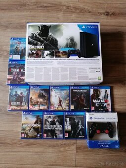 Predám Ps4 Pro 1TB Black - 4